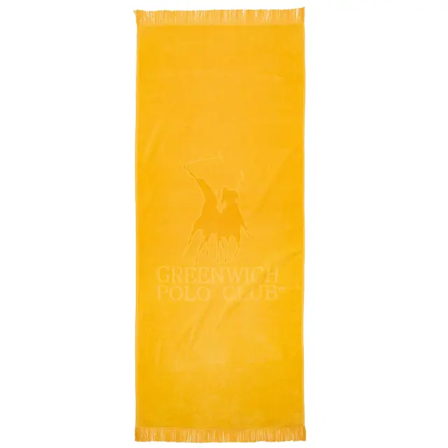 Πετσέτα Θαλάσσης 90Χ190 Ζακάρ Essential Greenwich Polo Club 3626 Ώχρα