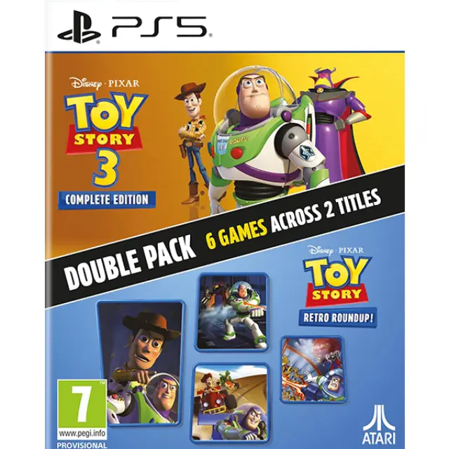 Toy Story: Retro Roundup! + Toy Story 3 Complete Edition Double Pack PS5 NEW