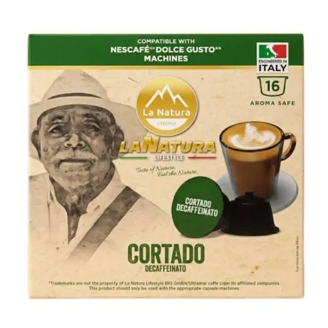 La Natura Lifestyle Cortado Decaf 16 τμχ | Dolce Gusto