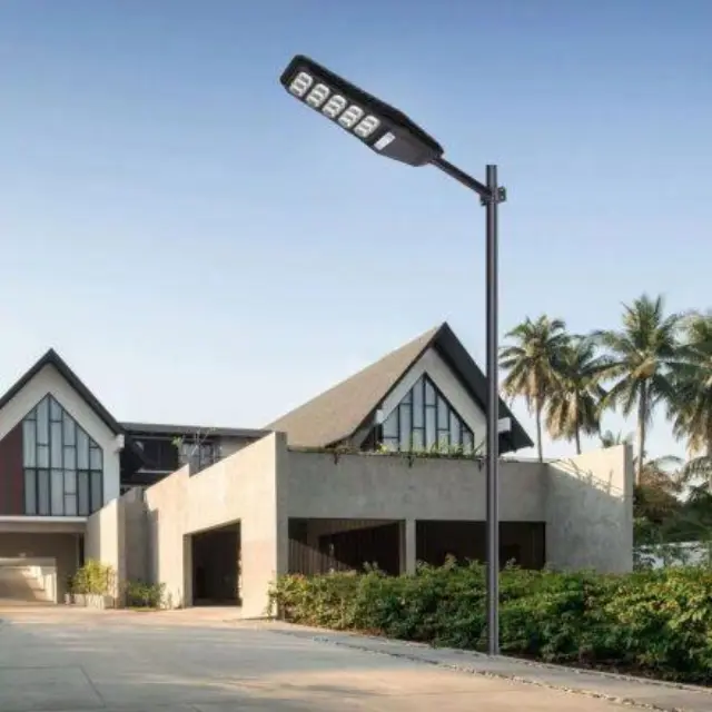 Ηλιακός Φωτιστικό Δρόμου LED 300W Λευκού Φωτισμού JORTAN J-300W – Μαύρο 2