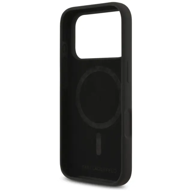 Karl Lagerfeld® Karl & Choupette Ring MagSafe Θήκη για iPhone 17 Pro Max/18 Pro Max- Black 2