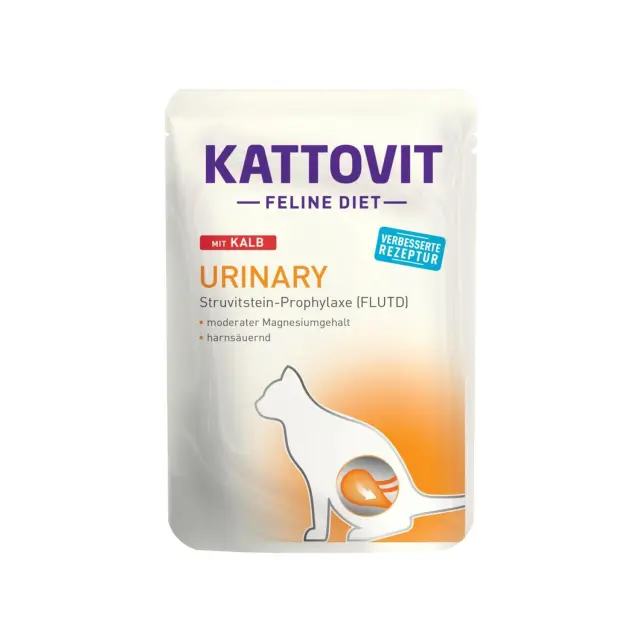 Kattovit Urinary Veal Υγρή Τροφή Γάτας με Μοσχάρι 85gr
