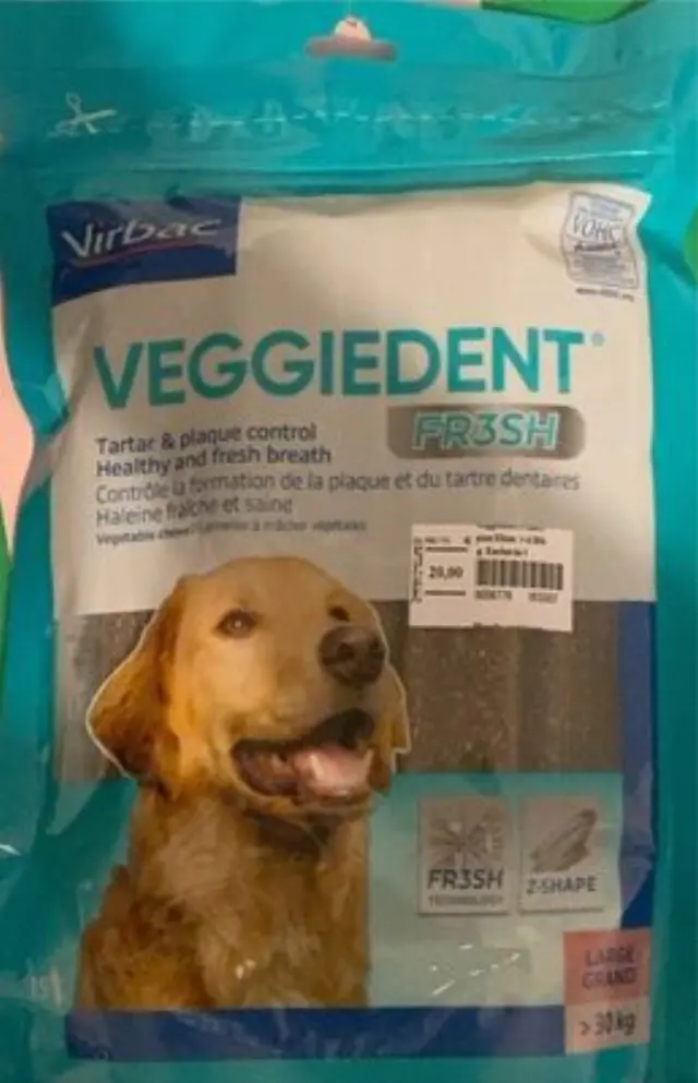 Veggiedent (15τμχ) Της Virbac L Για Άνω Των 30 Kg Με Χλωρεξιδίνη