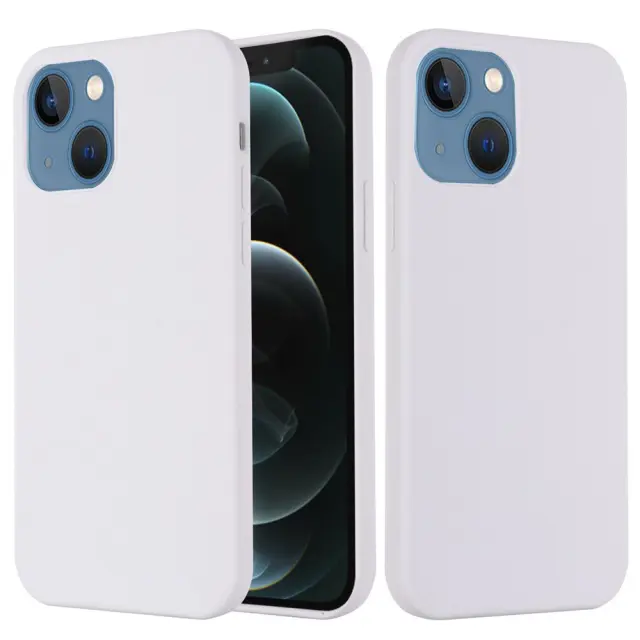 Θήκη Σιλικόνης με MagSafe για iPhone 13 mini-White OEM