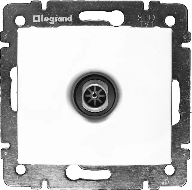 PRISE TV SIMPLE 2400MHZ TERMINALE 10DB BLANC