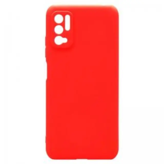 Θήκη Soft TPU inos Xiaomi Poco M3 Pro 5G S-Cover Κόκκινο N56280 3