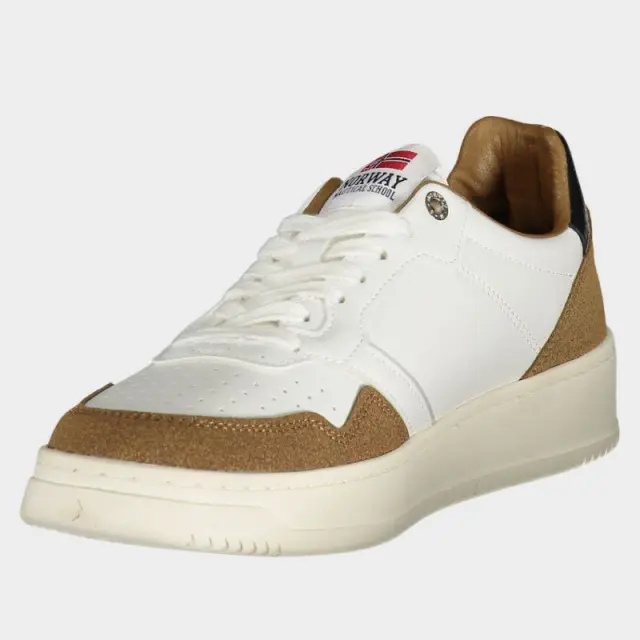 Sneaker Norway 1963 851062_BIWHIBRO Λευκό/Καφέ - 43 3