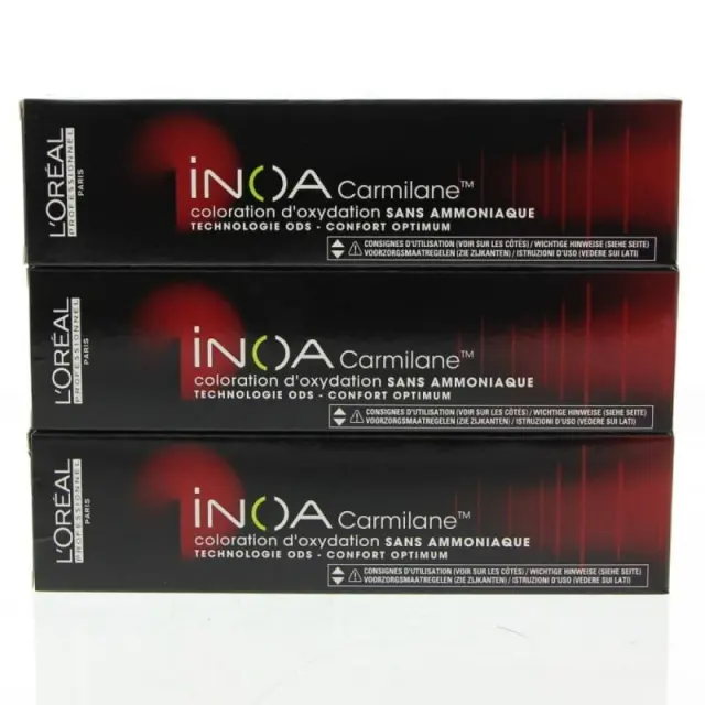 Loreal Inoa Βαφή Carmilane 5,62 Καστανό Ανοιχτό Κόκκινο Ιριζέ 60gr 2