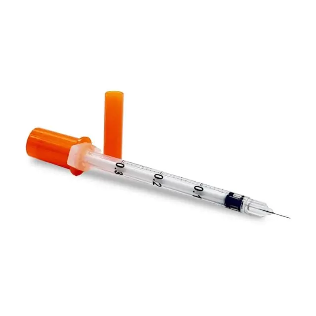 Σύριγγα Ινσουλίνης 0,3 ml (30U) με Σταθερή Βελόνα 30G, Serix (100 τεμ.)