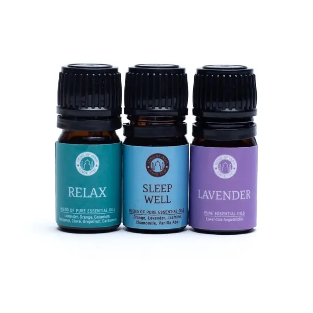 Aromatherapy Gift Set Sleep Blend Essential Oil – Σετ με 3 Αιθέρια Έλαια 5ml 2