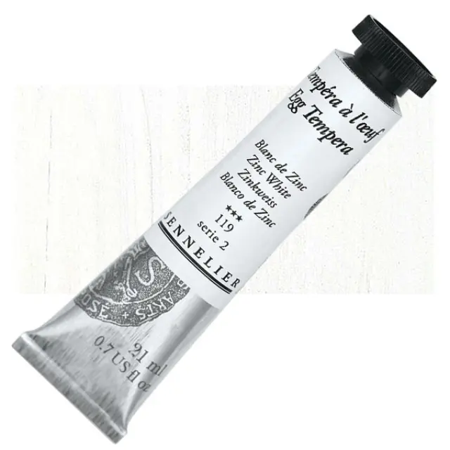 Αυγοτέμπερα Sennelier - 119 Zinc White - 21ml
