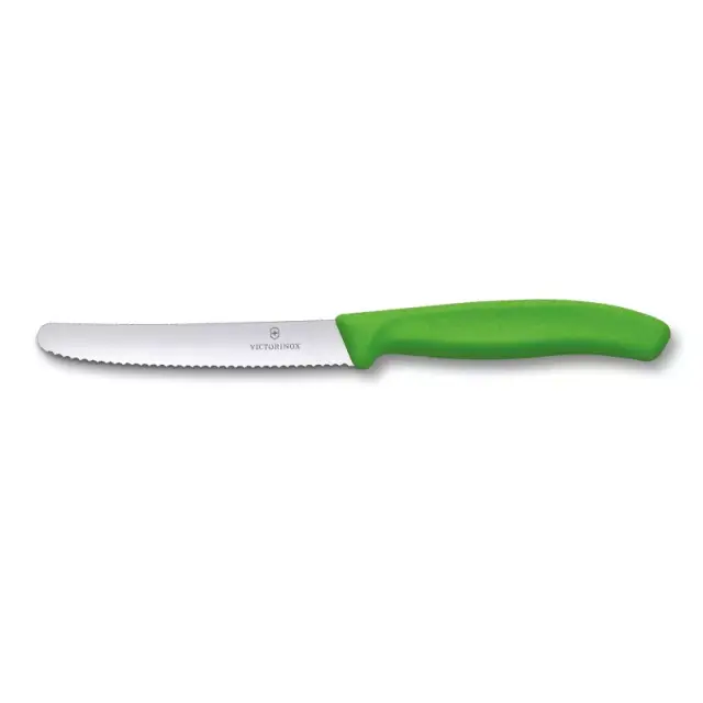 Μαχαίρι Γενικής Χρήσης Πριονωτό Victorinox Πράσινο | 22cm