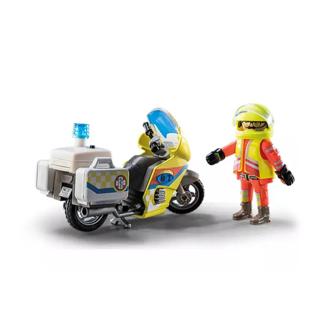 Playmobil City Life Διασώστης με Μοτοσικλέτα (71205) 2