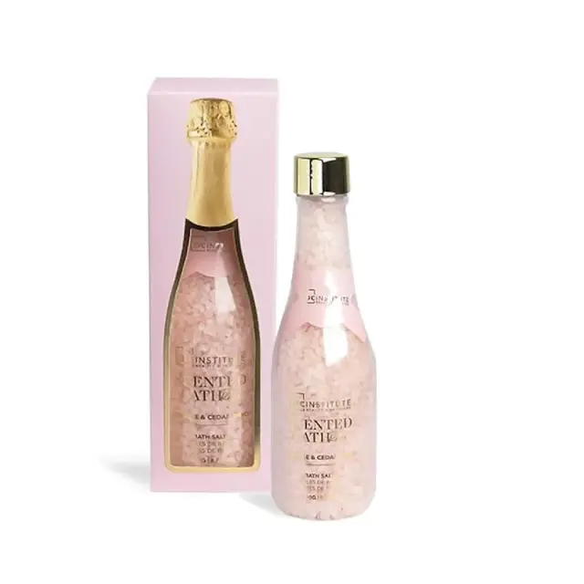 IDC Scented Bath Rose Orange & Cedarwood Salts in Bottle 230gr