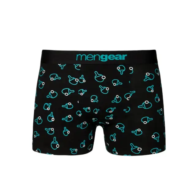 Minerva Ανδρικό Boxer Mengear Ping Pong - Διπλό Πακέτο, Χρώμα Πετρόλ-Μαύρο - S 2