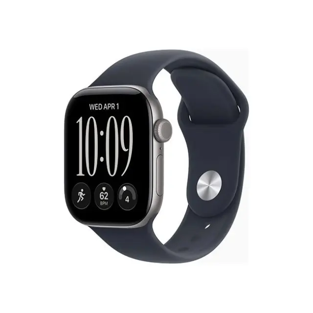 Apple Watch Series 12 GPS & Cellular 46mm Space Gray Aluminium Case with Navy Blue Sport Band M/L (MJG74MP/A) 2