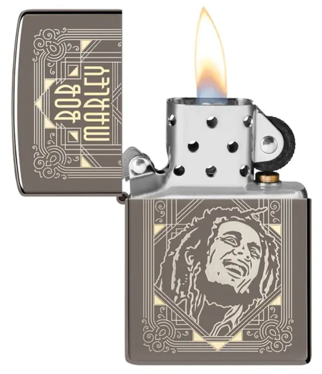 ZIPPO Αναπτήρας - 49825 Bob Marley Black Ice 2