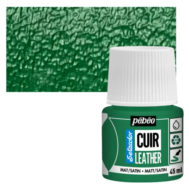 Pebeo Χρώμα Δέρματος Setacolor Leather - 16 Cactus Green - 45ml