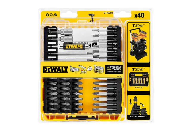 Dewalt DT70702-QZ Σετ Μύτες Κατσαβιδιού Σταυρός / Allen 40 Τμχ 2