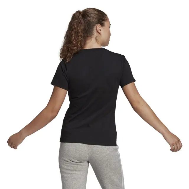 adidas Essentials Logo T-Shirt (GL0722-Black) - Μαύρο - M 2