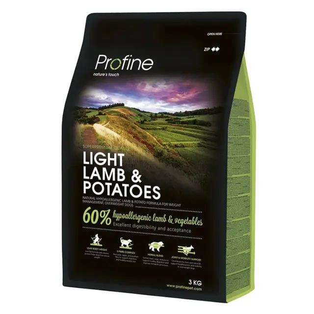Profine Light Lamb & Potatoes Ξηρά Τροφή Σκύλου 3kg