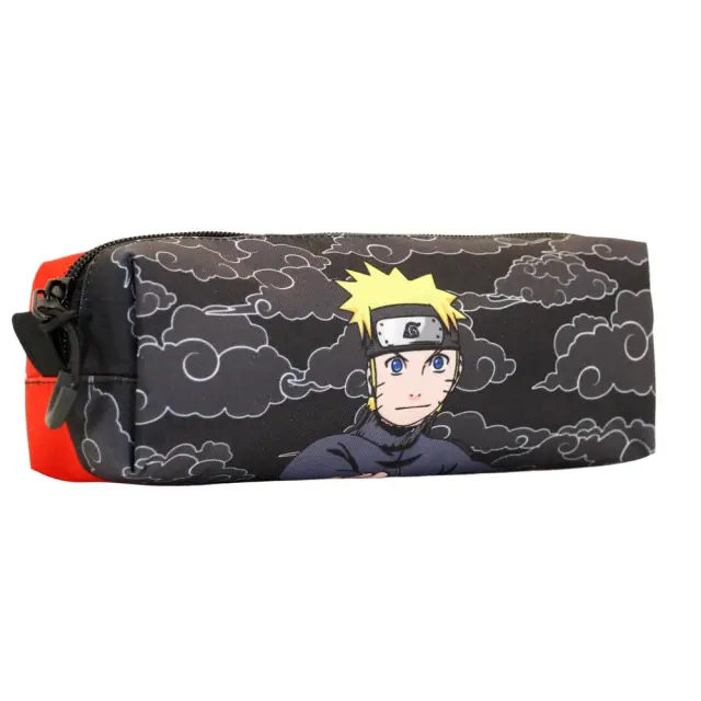 ΚΑΣΕΤΙΝΑ NARUTO BLACK FAN SQUARE PENCIL CASE NARUTO CLOUDS-03544