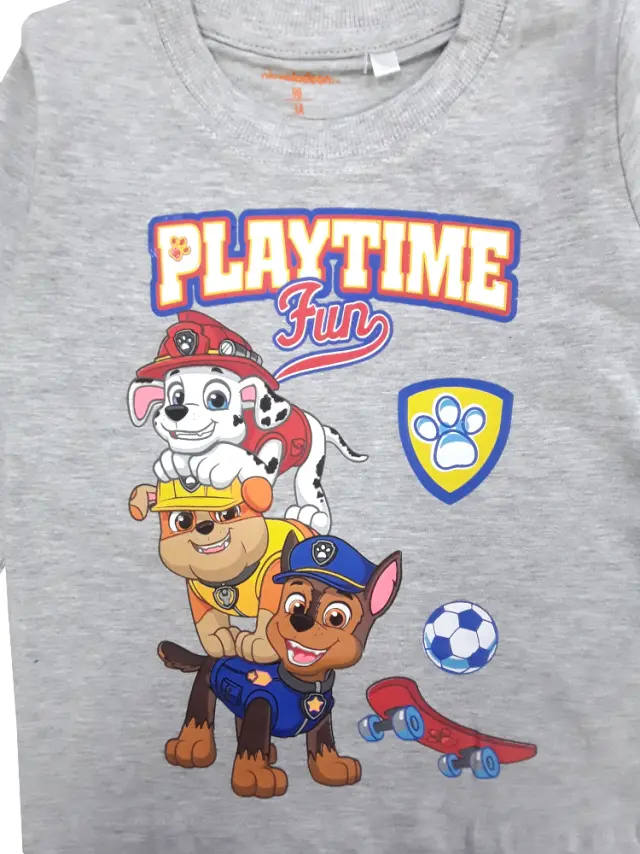 Μπλουζάκι Μακρυμάνικο Playtime Paw Grey 8020385 - 6-7 Y (122cm) 2