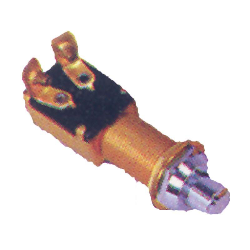 Διακόπτης Push Button, 12V, 20A, από Επιχρωμιωμένο Μπρούτζο - 12,7