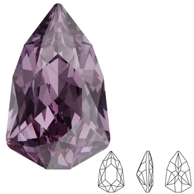 Swarovski 4707 Slim Trilliant Fancy Stone Iris 13.6x8.6mm - 2τεμ