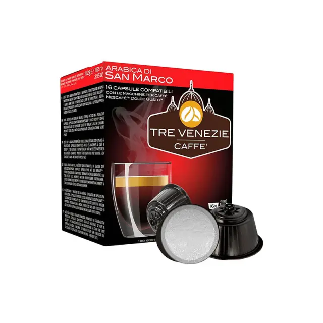 Tre Venezie Arabica Di San Marco συμβατές κάψουλες Dolce Gusto - 16 τεμ. 2