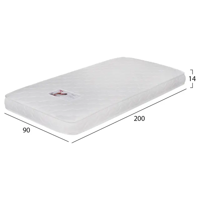 ΣΤΡΩΜΑ ΑΦΡΟΥ JORDY 90X200x15Y-- FB9374.10 (ROLL PACKING) ΛΕΥΚΟ 2