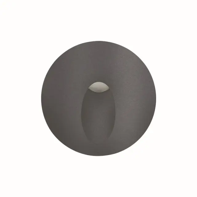 LED HP WALL RECESSED LUMINAIRE 3W 55LM 230VAC 3.000K DARK GREY CRI80 IP65 30.000HRS(INSTAL BOX INC) / LG721130G