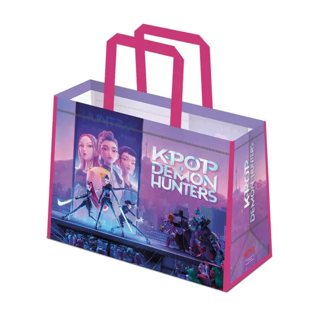 Τσάντα πολλαπλών χρήσεων K-POP DEMON HUNTERS - Huntrix - Tote Bag - 42x38cm BFL2510724