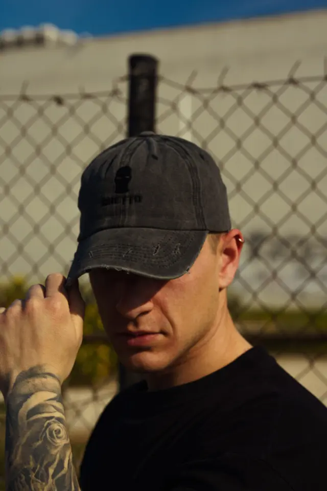 Ghetto Mask Washed broken hole Cap | 6 Panel 2