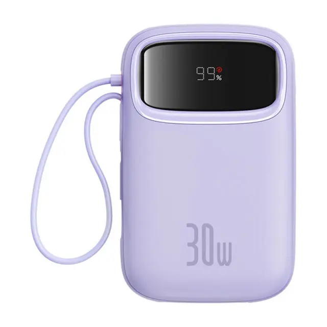Baseus QPow 2 10000mAh 30W 2xUSB-C powerbank purple (P10055008513-00) (BASP10055008513-00)