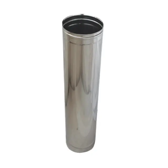 Ανοξείδωτη Καμινάδα καπνοδόχου 1,00m Inox 304 / F80