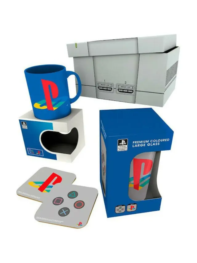 Abysse PlayStation Classic 2019 Gift Pack – XXL Ποτήρι, Κούπα + 2 Σουβέρ (GFB0075) 2