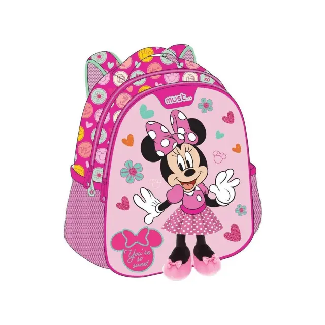 Must Σχολική Τσάντα Πλάτης Νηπιαγωγείου Minnie Mouse You Are So Sweet 2 Θήκες 000563377