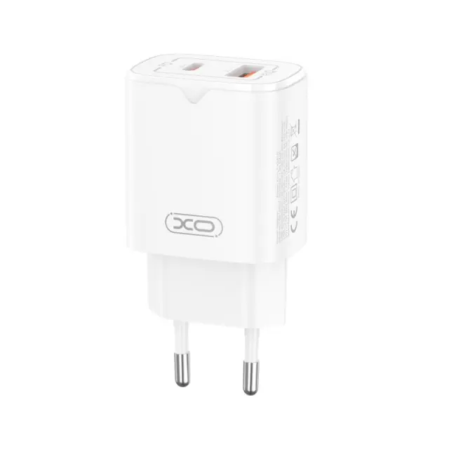 Φορτιστής 1 Θύρα USB + 1 Θύρα type-C 30W PD XO L138