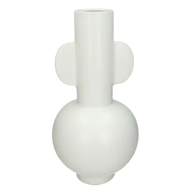 Βάζο Λευκό Κεραμικό 21.5x21.5x42.2cm