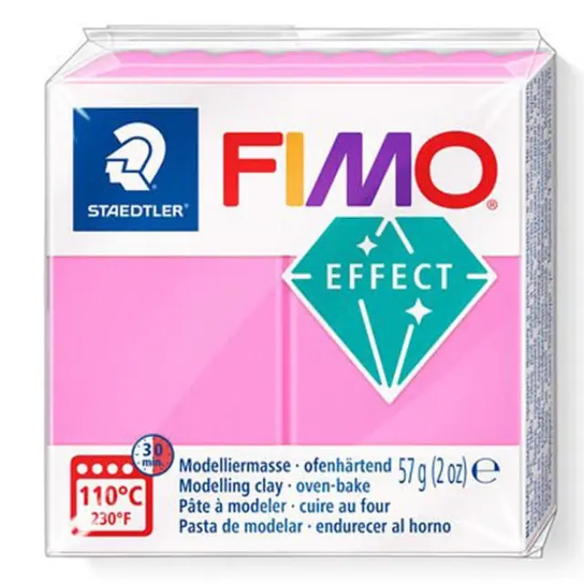 Πολυμερικός Πηλός Staedtler Fimo Effect No201 - Neon Fuchsia - 57gr
