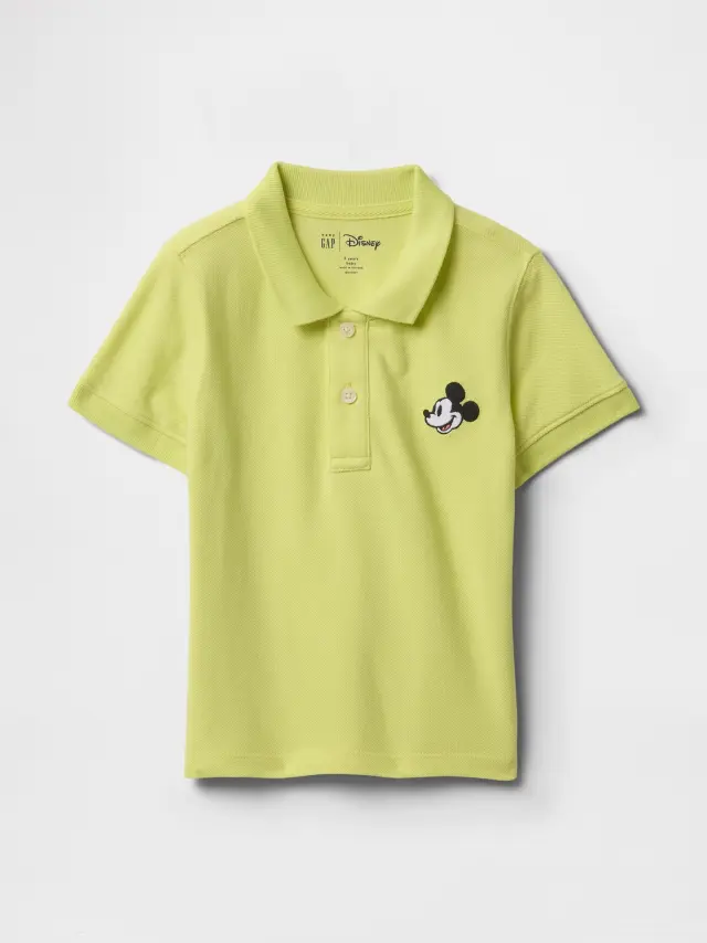 Gap Ã— Disney Βρεφικό & Νηπιακό Πικέ Πόλο Limon yellow - 3YRS