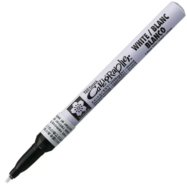 Sakura Pen-Touch Calligrapher Μαρκαδόρος , 1.8mm Fine - White