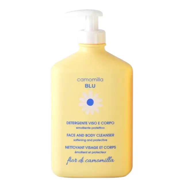 Camomilla Blu | Fior di Camomilla Face & Body Cleanser Υγρό Καθαρισμού Προσώπου & Σώματος για Θρέψη | 500ml