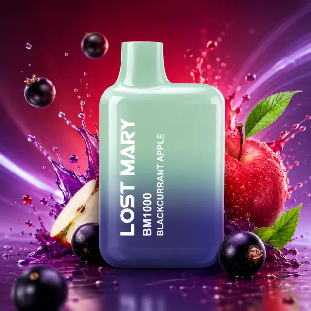 Lost Mary BM1000 Prefilled Pod Kit Blackcurrant Apple 2ml 20mg