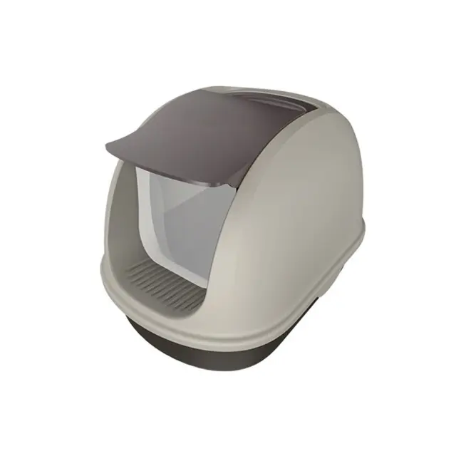 Pet Interest Κλειστή Τουαλέτα Mat Καφέ με Φίλτρο Άνθρακα 68.5x47x44.5cm