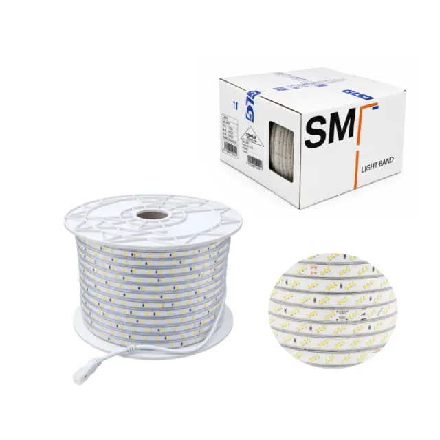 Φωτοσωλήνας LED 2835 180 LED/m 100m Λευκό Φως 12mm - LED Rope Light 2835 180 LED/m 100m White Light 12mm 0138091