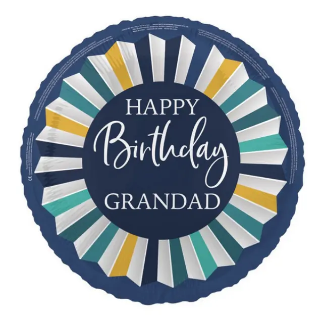 Μπαλόνι Φοιλ 18 Happy Birthday Grandad / 46 εκ