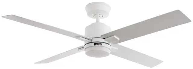 Hunter Mila 132 Fresh White - Ανεμιστήρας Οροφής με Φωτιστικό 3