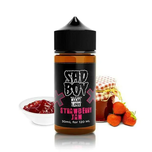Sadboy Flavor Shot Strawberry Jam 30ml/120ml 120ml Sad Boy